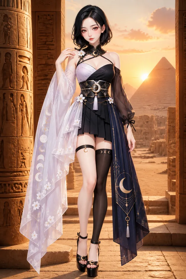 素敵な衣装プロンプトを楽しませていただきました✨✨☺️🌙☀️