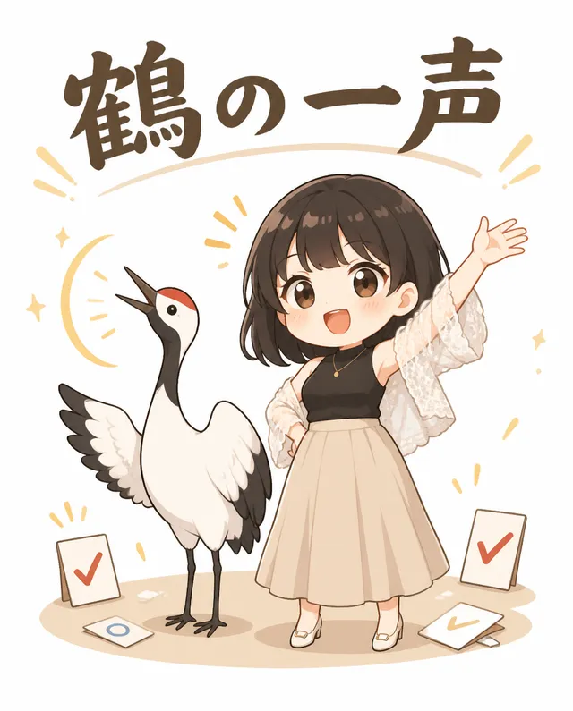 鶴の一声✨