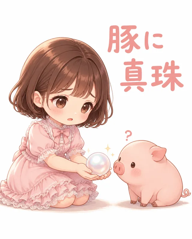 豚に真珠⚪︎🐷?