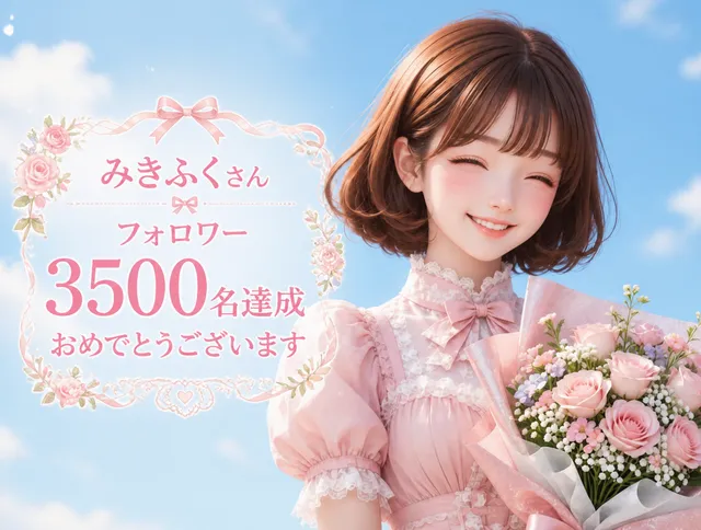 笑顔×メッセージプロンプト😊