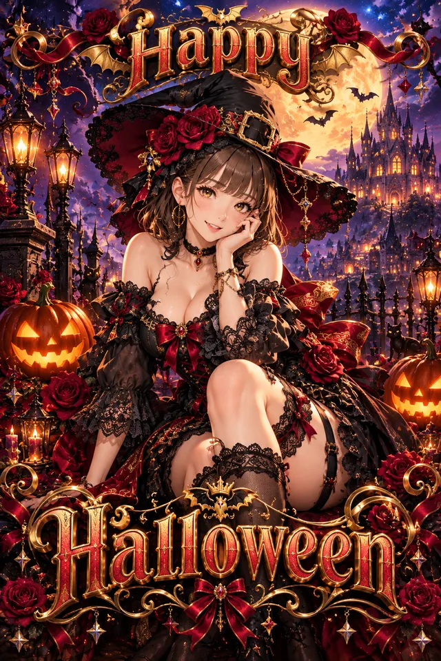 #うちの子のベストショット
いよいよ当日ゴシック魔女で🌹
🌕🦇Happy Halloween 🎃🎵
