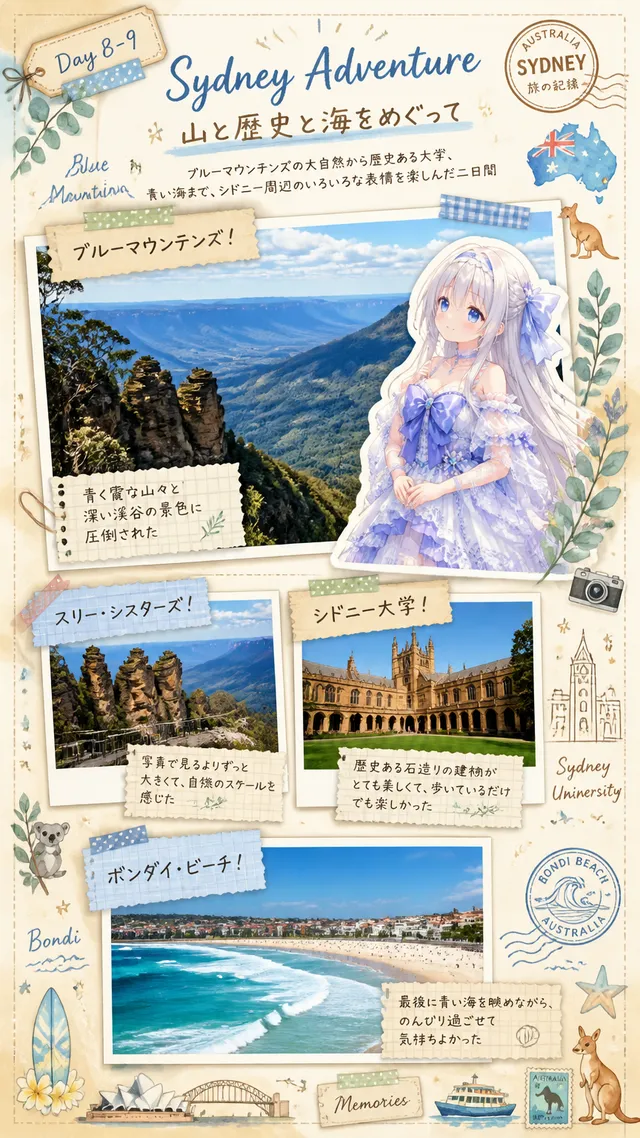 #うちの子のオーストラリア旅行