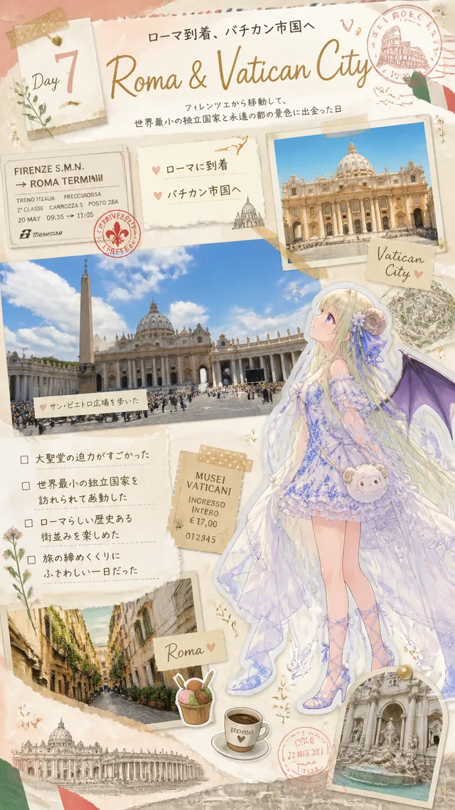 イタリア旅行7日目♪