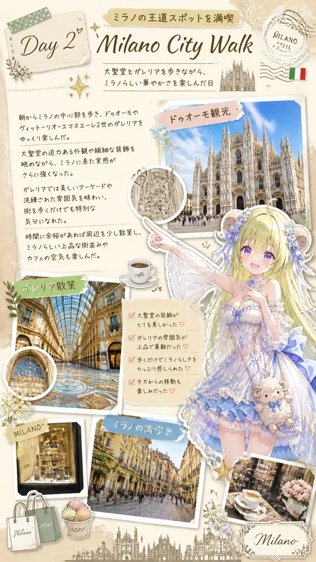 イタリア旅行2日目♪