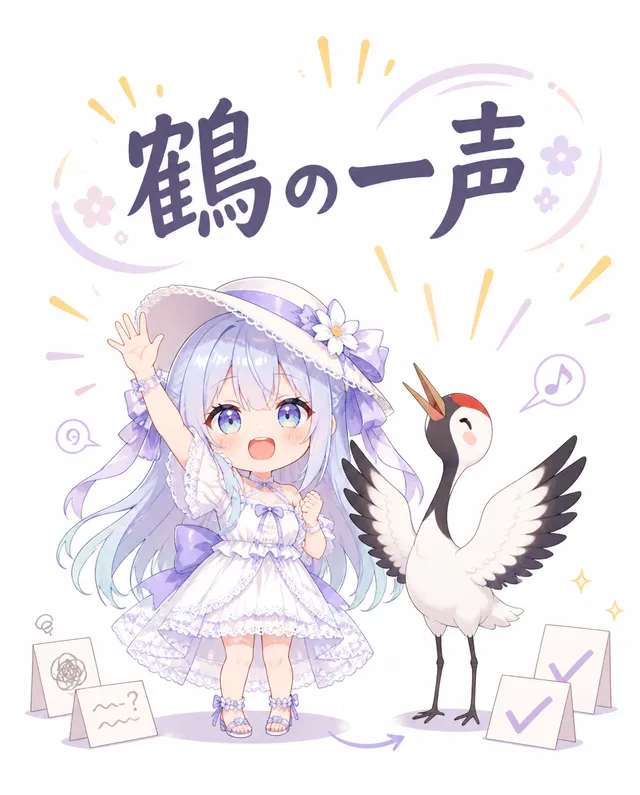 鶴の一声♪