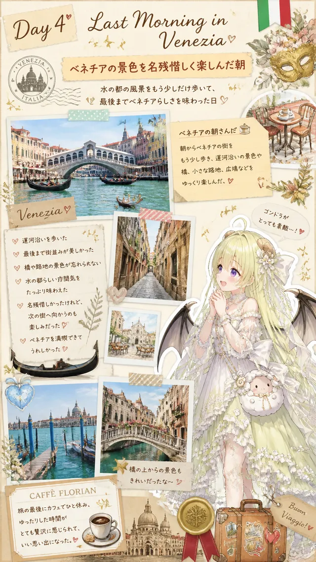 イタリア旅行4日目♪
