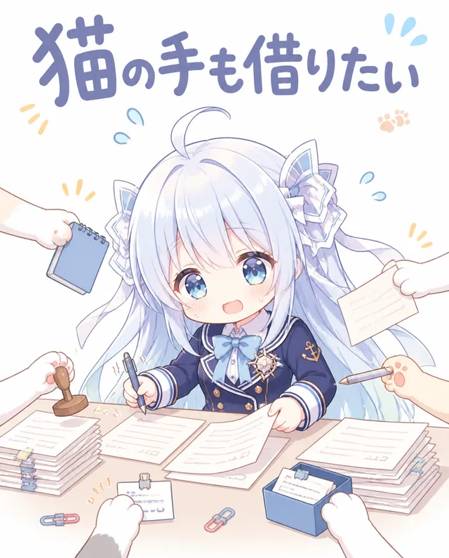 猫の手も借りたい♪