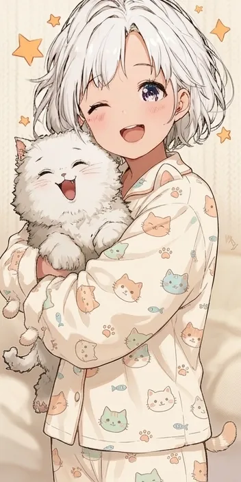 👧 にゃ〜
🐱 にゃ〜