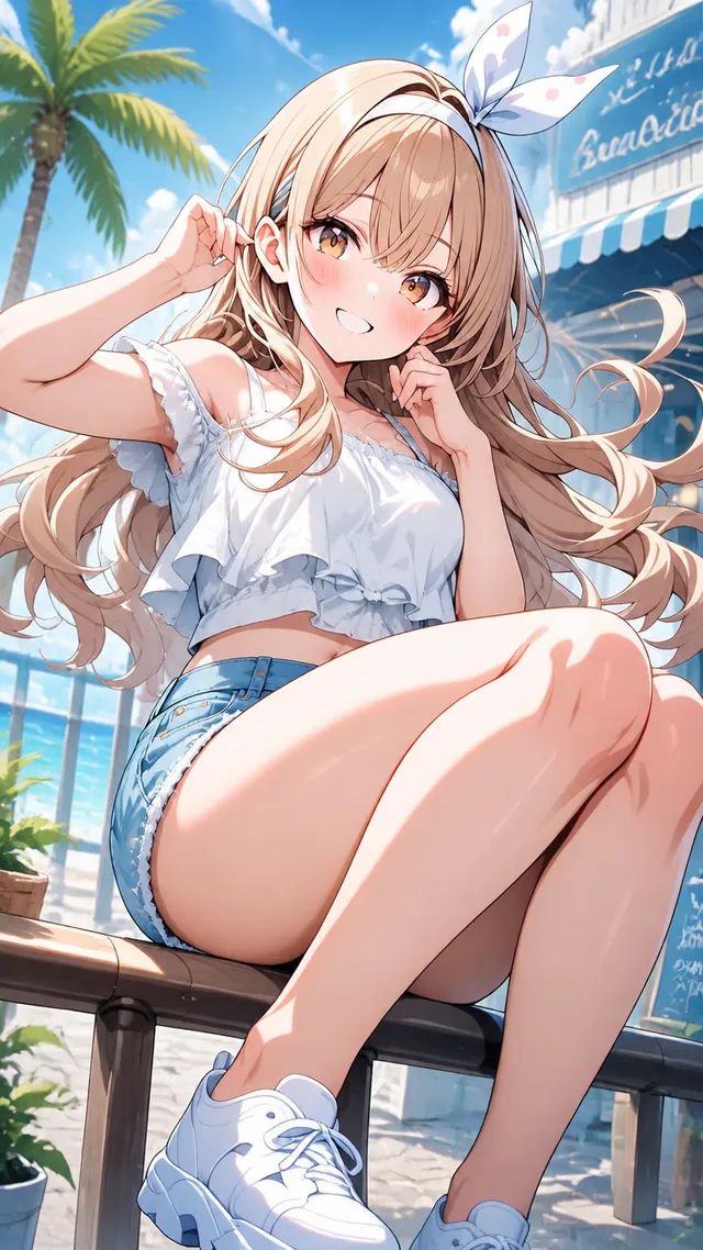 夏のカジュアルな服装