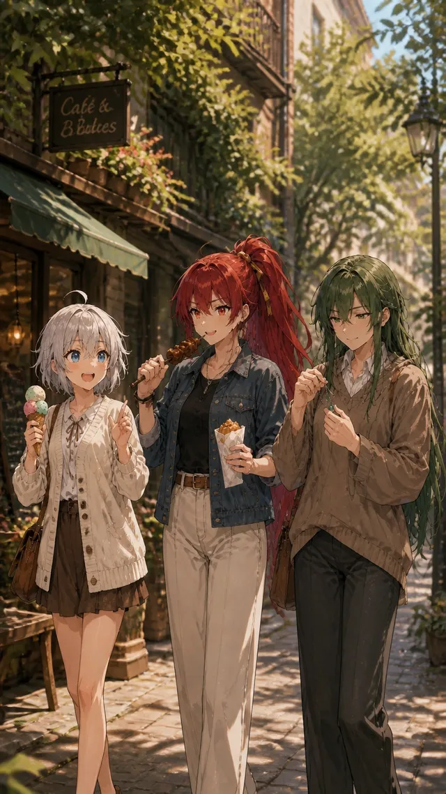 カジュアルな衣装
