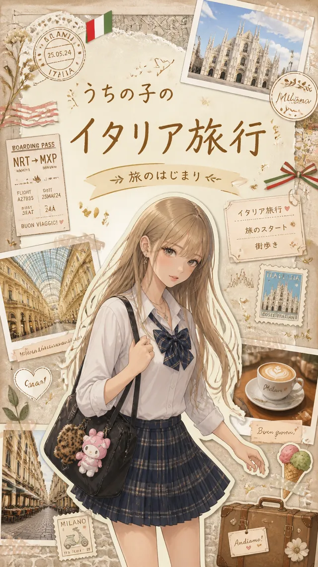 うちの子｢美蘭ちゃん｣のイタリア旅行記