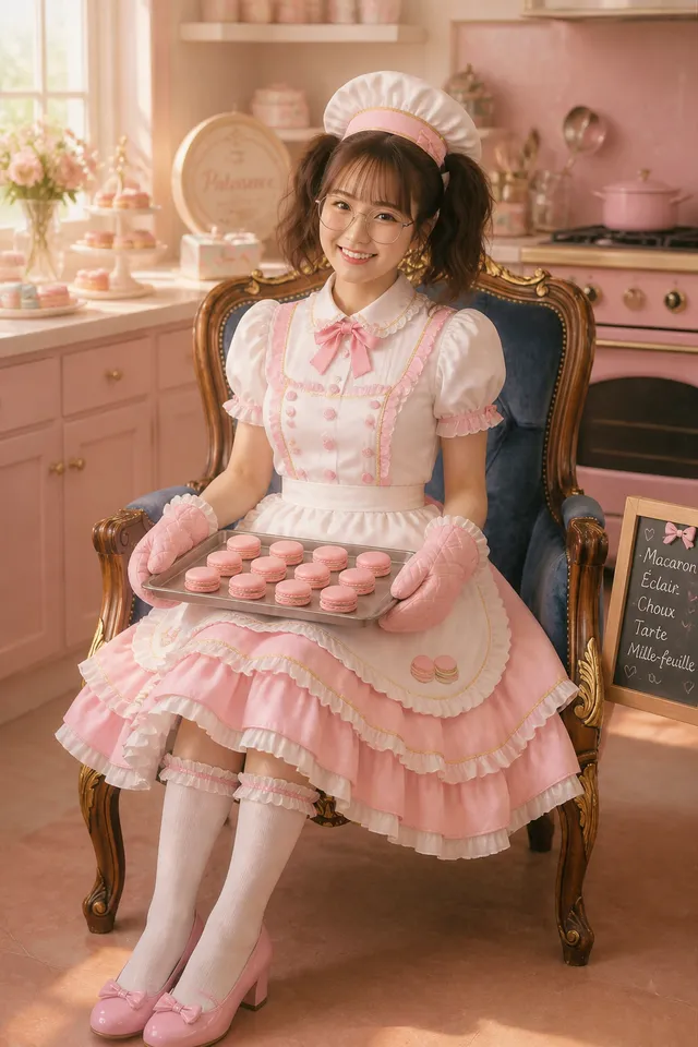 久しぶりにマカロンを作ったのでテンション上がってしまったSpoonライバーさん🤣