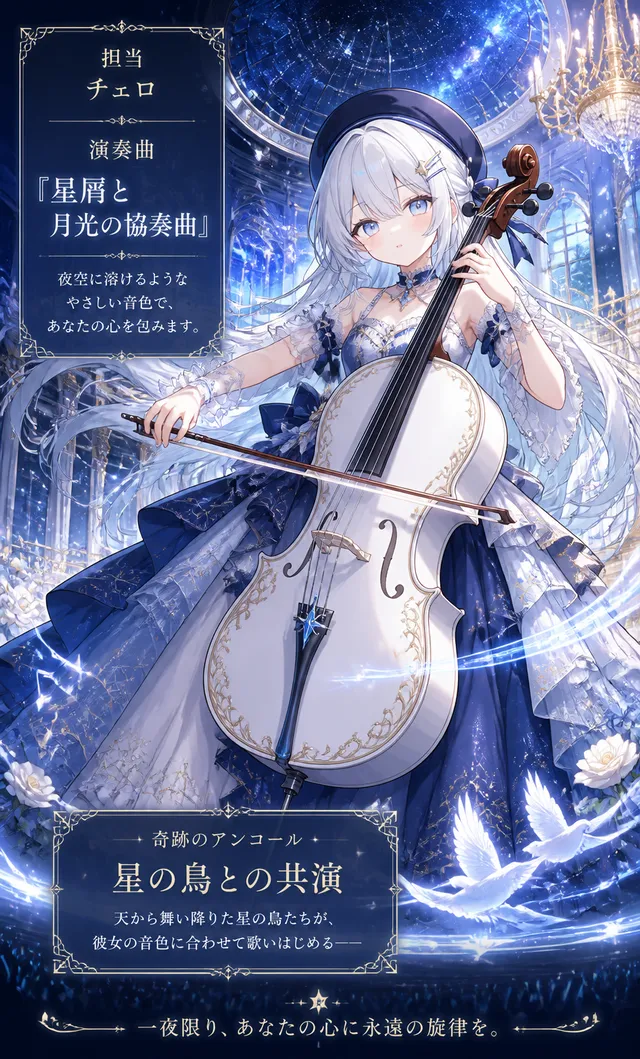 プロンプトお借りしました。