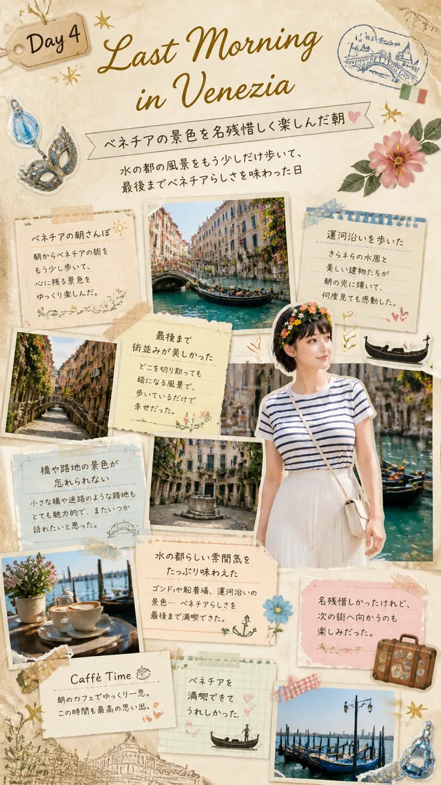 水の都でキョロキョロ
ｷｮﾛ(･_･｡)(｡･_･)ｷｮﾛ