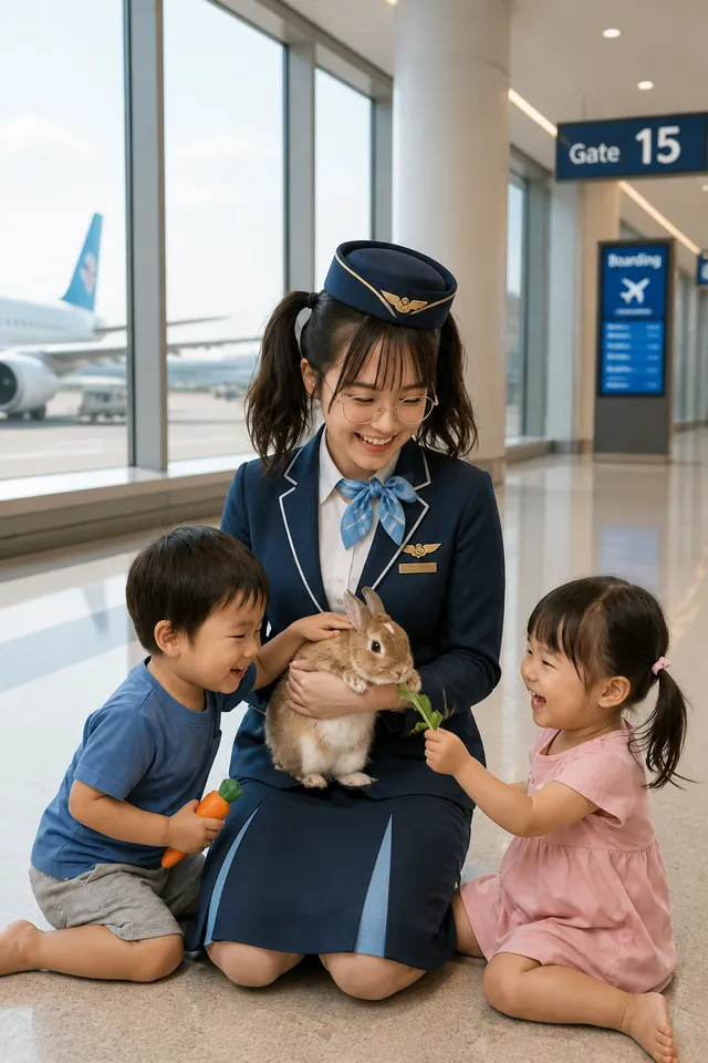 いつも楽しくお着替え(*ฅ́˘ฅ̀*)♡してます
空港らしくして、Xにも上げました✨️
そちらも見てね·͜·ᰔᩚ