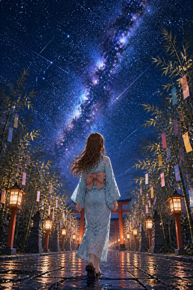 七夕🎋を楽しみましょー°・*:.。.☆