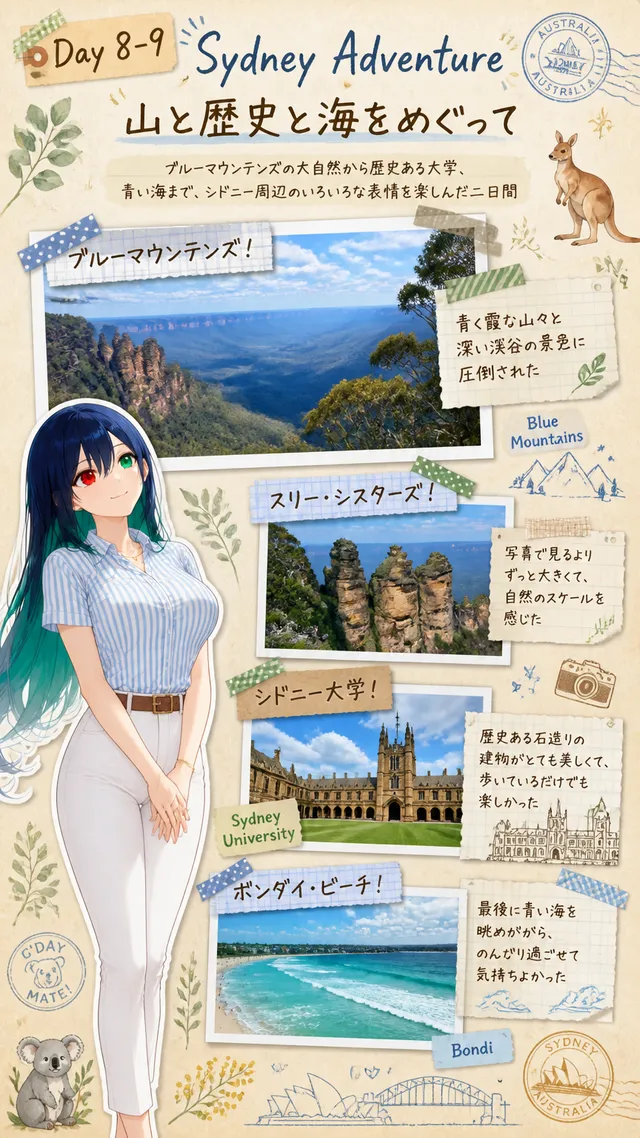 #うちの子のオーストラリア旅行 #夏 #旅行