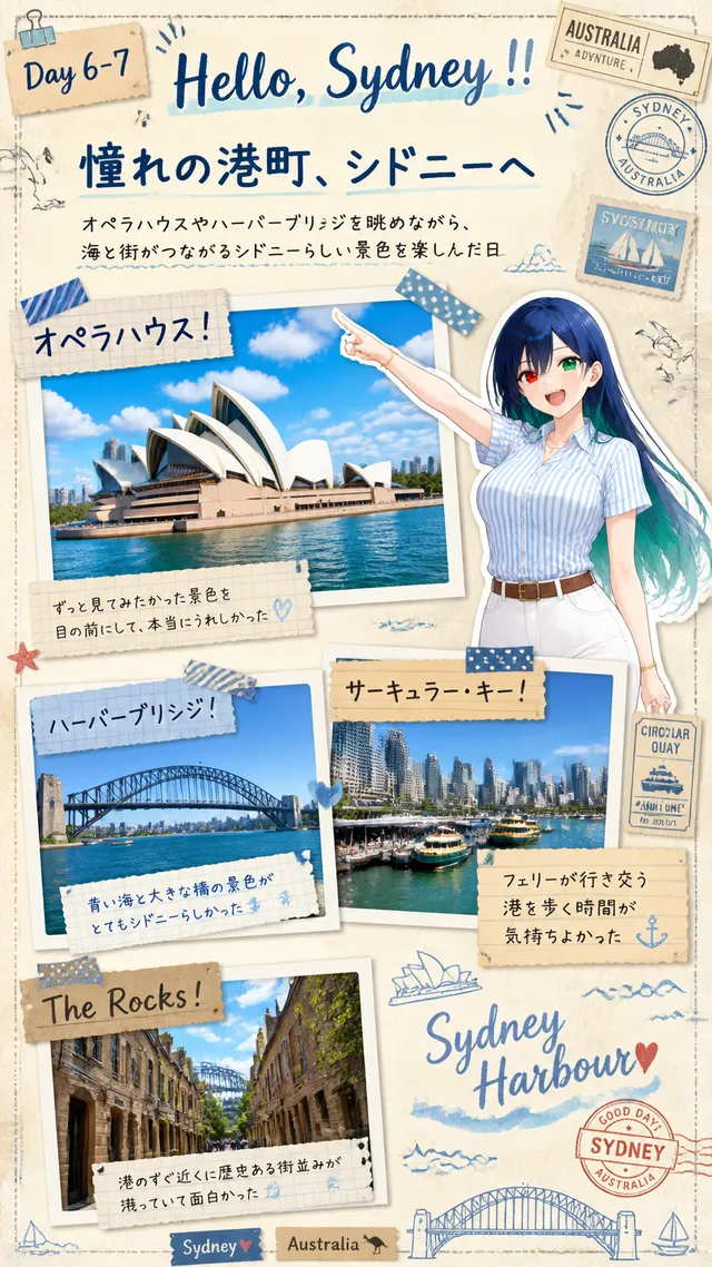 #うちの子のオーストラリア旅行 #夏 #旅行