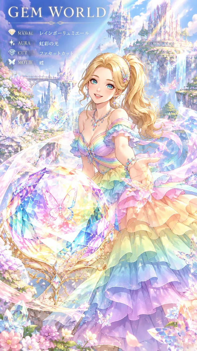 プロンプトありがとうございます✨
メイベルちゃんにぴったりの宝石☺️💕
