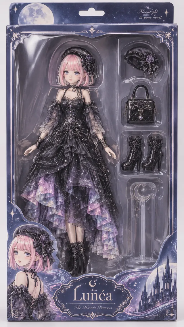あなたのキャラクターがフィギュアになっちゃいます✨ 元画像に名前が入ってるといいかも🙆‍♀️