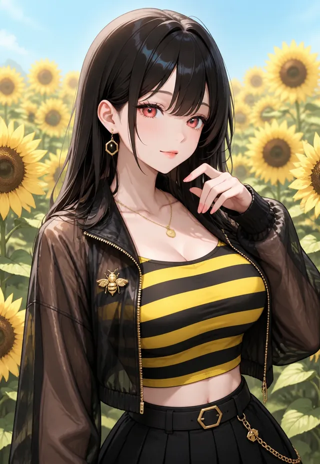 ミツバチの日ということで、ハニーコーデ🍯🐝⋆ ゚