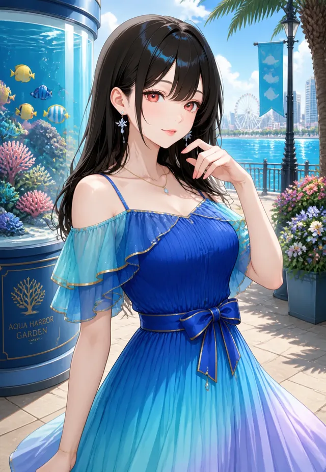 海をモチーフにした衣装です✨️
