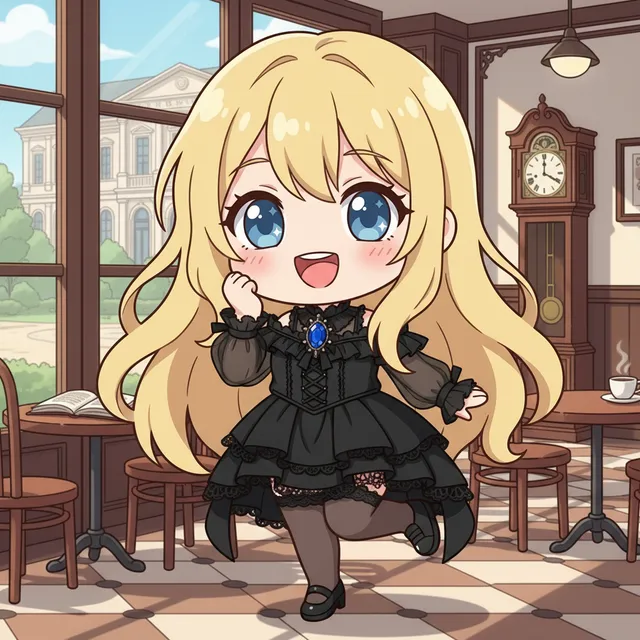 Gothic Lolita の衣装にしてみました！