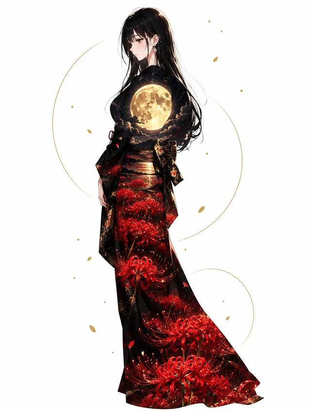 彼岸花と満月✨️

#プロンプト利用