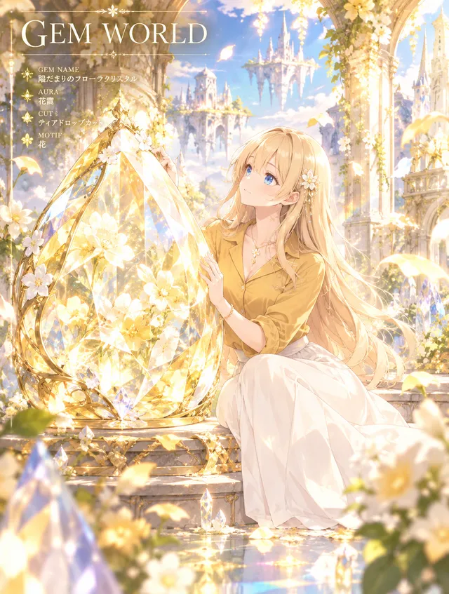 宝石💎 綺麗✨️✨️


#プロンプト利用