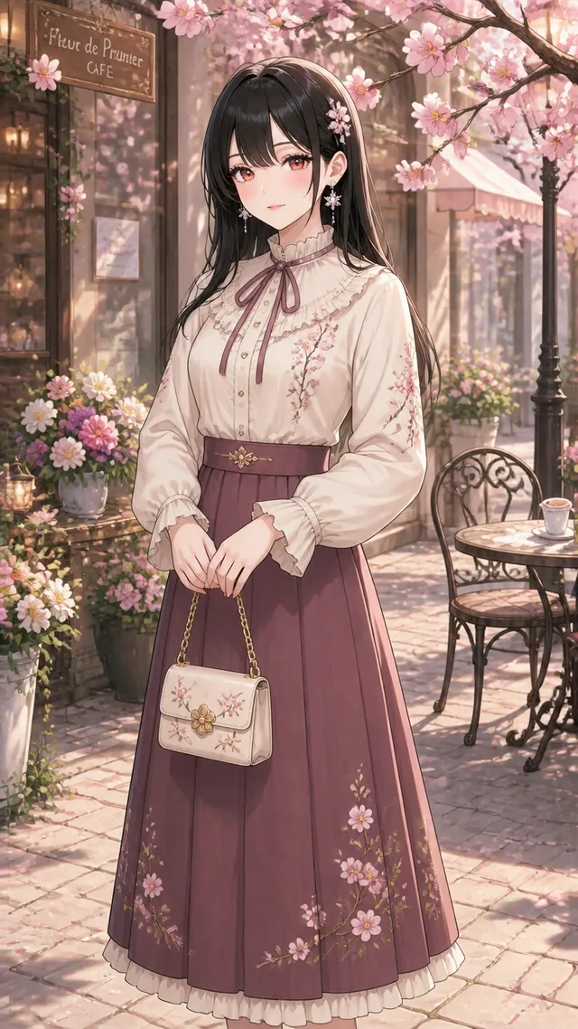 梅のカジュアルコーデ！